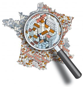 Carte de France immobilier
